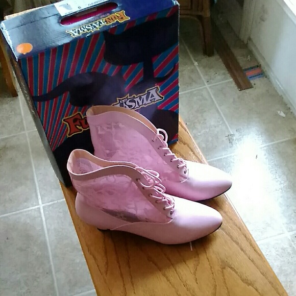 Fountains by Pleaser Women's Dame-05/IV Ankle Boot - Picture 2 of 5